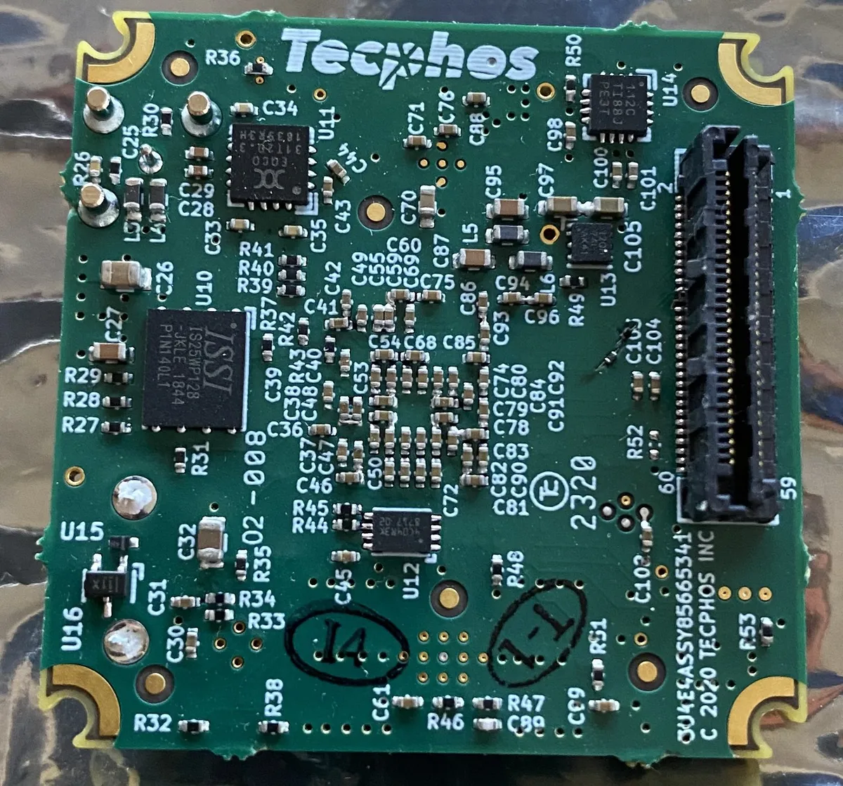 Compact CL to CXP converter — rear view