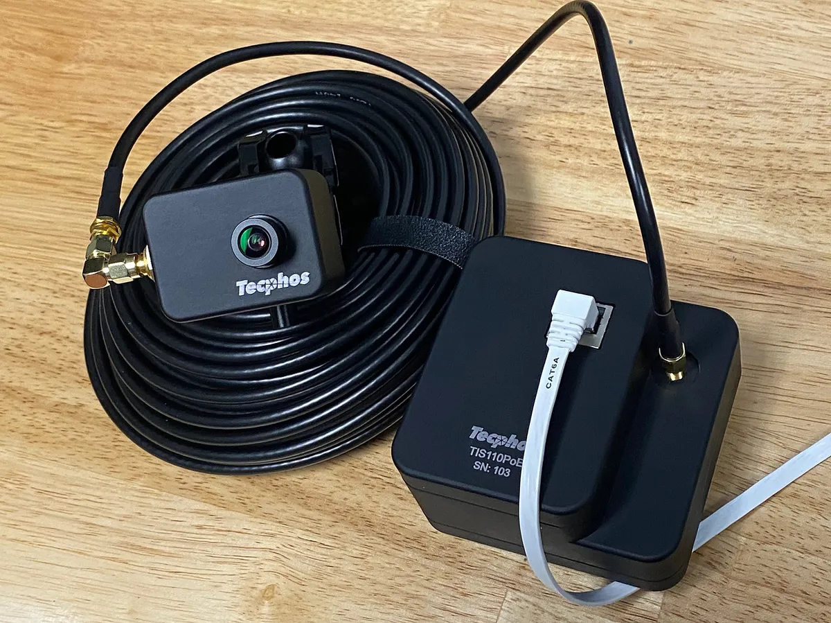 Intrinsically Safe Camera System — barrier, remote sensor, and coax cable